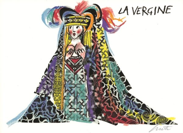 EMANUELE LUZZATI - Vergine