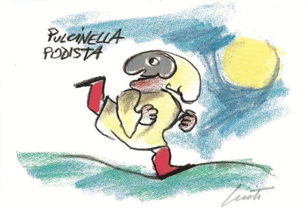 Pulcinella-sportivo-Podista