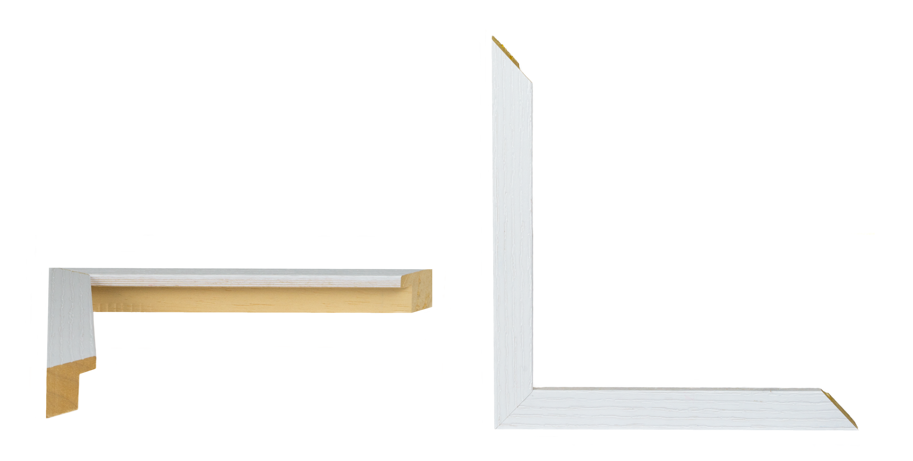 Cornice bianca (per soggetti di cm 35x50) - Galleria D'Arte Il Vicolo