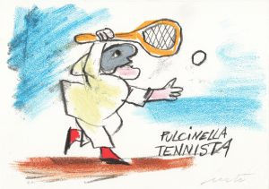 EMANUELE LUZZATI - Pulcinella tennista