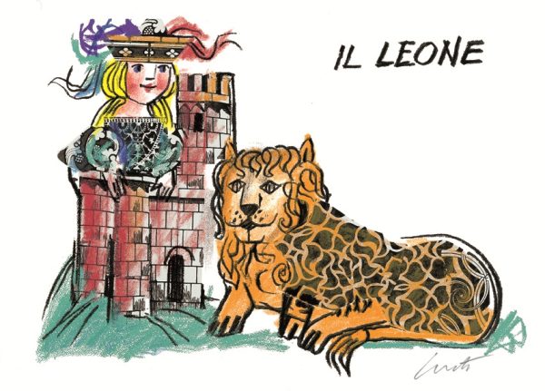 EMANUELE LUZZATI - Leone